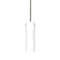 Besa Lighting Copa Stem Pendant, Opal Matte, Satin Nickel Finish, 1x40W Candelabra 1TT-493007-SN - alternate 1